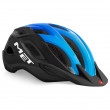 Biciklistička kaciga MET Crossover crna/plava Black/CyanCyanGlossy