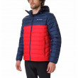 Muška jakna Columbia Powder Lite Hooded Jacket crvena/plava MountainRedCollegiateNavy