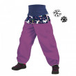 Softshell hlače za mališane s runom Unuo Softshell Sherpa Basic