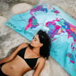 Ručnik za kupanje koji se brzo suši Towee Travel The World 80x160 cm