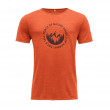 Muške funkcionalne majice Devold Leira Merino 130 Tee Man narančasta