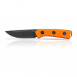Nož Acta non verba DLC/Plain Edge - Leather narančasta Orange