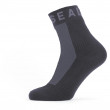 Vodootporne čarape SealSkinz WF All Weather Ankle Length crna Black/Grey