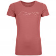 Ženska majica Ortovox Merino Mountain Ts W ružičasta blush