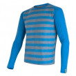 Muške funkcionalne majice Sensor Merino Wool Active dugi rukav plava BlueStripes