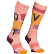 Ženske podkoljenice Ortovox Freeride Long Socks Cozy Women's ružičasta Bloom