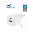 Punjač Swissten TRAVEL CHARGER GaN 1x USB-C 35W PD + 1x USB-A 27W QC