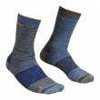 Čarape Ortovox Alpinist Mid Socks siva/plava DarkGray