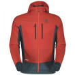 Muška skijaška jakna Scott Explorair Alpha crvena/siva