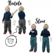 Softshell hlače za malu djecu bez izolacije Unuo Softshell