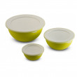 Set zdjela Omada Sanaliving Bowls Set 3,5L + 1,7L + 0,5L svijetlo zelena