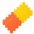 Pjenasti tepih Yate 29 x 29 x 1,2 cm žuta/narančasta
