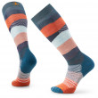 Čarape za skijanje Smartwool Ski Targeted Cushion Pattern OTC plava/narančasta
