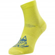 Čarape Silvini Enduro Orino žuta NeonBlue