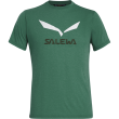 Muška majica Salewa Solidlogo Dri-Rel M S/S Tee zelena MyrtleMelange