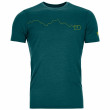 Muške funkcionalne majice Ortovox 120 Tec Mountain T-Shirt M tamno zelena