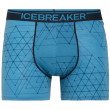 Muške bokserice Icebreaker Mens Anatomica Boxers svijetlo plava Polar