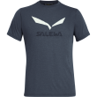 Muška majica Salewa Solidlogo Dri-Rel M S/S Tee tamno plava OmbreBlueMelange