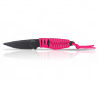 Nož Acta non verba P100 Dlc/Plain edge ružičasta Pink