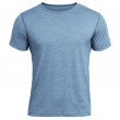 Muška majica Devold Breeze Man T-Shirt short sleeve svijetlo plava GlacierMelange
