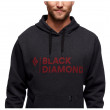 Muška dukserica Black Diamond Stacked Logo Hoody