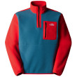 Ženska dukserica The North Face M Yumiori 1/4 Zip plava / crvena MALLARD BLUE/HIGH RISK