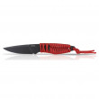 Nož Acta non verba P100 Dlc/Plain edge crvena Red/black