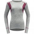 Ženska majica Devold Hiking Woman Shirt siva GrayMelange/Beetroot
