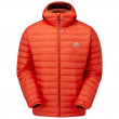 Muška pernata jakna Mountain Equipment Earthrise Hooded Jacket narančasta Magma