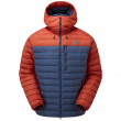 Muška jakna Mountain Equipment Earthrise Hooded Jacket crvena/plava