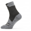 Vodootporne čarape SealSkinz Bircham crna/siva