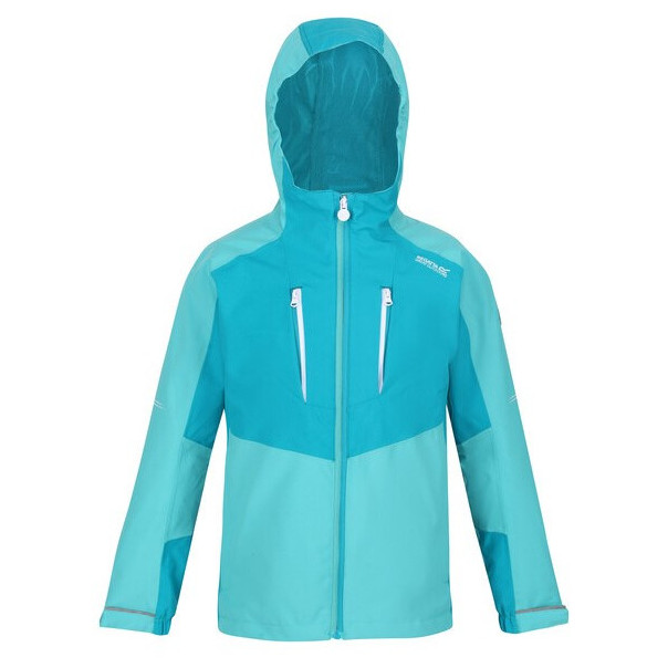 Veste Imperméable Regatta Highton Enfant - Respirante, Réfléchissante, En Polyester Recyclé. Parfaite Pour La Pluie Et Le Vent.