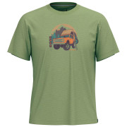 Majica Smartwool Long Weekend Short Sleeve Graphic Tee zelena fern green