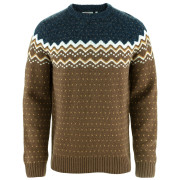 Muški džemper Fjällräven Övik Knit Sweater M smeđa Dark Oak-Navy