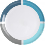 Tanjur Brunner Aquarius Dinner plate bijela/plava