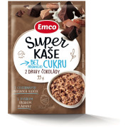Kaša Emco Super kaše – 2 vrste čokolade 55 g