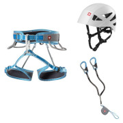 Samoosiguravajući komplet (via ferrata set) Ocún Via Ferrata Twist Tech Eco Captur Lite Swivel Shard Set siva/plava Grey / Blue
