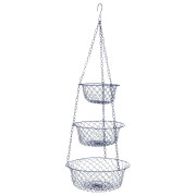Organizator Bo-Camp Hanging baskets 3-level plava metal blue