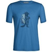 Muška majica Icebreaker Men Tech Lite II SS Tee Waschbar Wandering plava