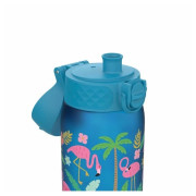 Dječja boca Ion8 Leak Proof Blue Flamingos 400ml