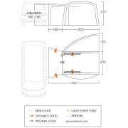 Šator za kamper Vango Magra VW