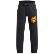 Dječje hlače Under Armour UA B Rival FLC Graphics Jgr Anthracite siva Anthracite / / Outrageous Orange