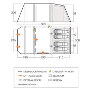 Obiteljski šator Vango Joro Air 450 Sentinel Eco Dura Package