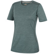 Ženska majica MOOA Merino Lyolite 150 Short tirkizna dusty teal