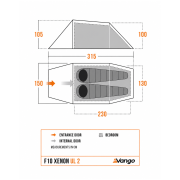 Izuzetno lagani šator Force Ten Xenon UL 2