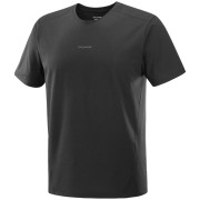 Muška majica Salomon Trackline SS Tee crna Deep Black