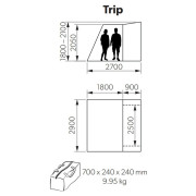 Šator za kamper Kampa Trip