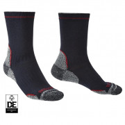 Muške čarape Bridgedale Hike LW T2 CP Boot crna/crvena