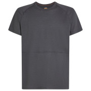 Muške funkcionalne majice Icebreaker M Mer 200 Waffle Elevation SS Tee siva Obsidian