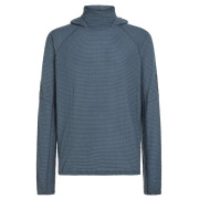 Muška dukserica Icebreaker Men Mer 400 RealFleece Grid Pulover Hood plava/siva Abyss